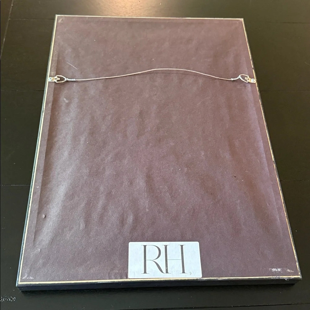 RH RESTORATION HARDWARE‎ 19TH C. EUROPEAN INTAGLIOS BLACK - 3